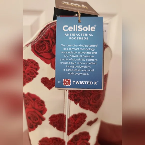 Olivia Benett×Twisted X Rose Cowboy Boots for Women - Picture 10 of 11